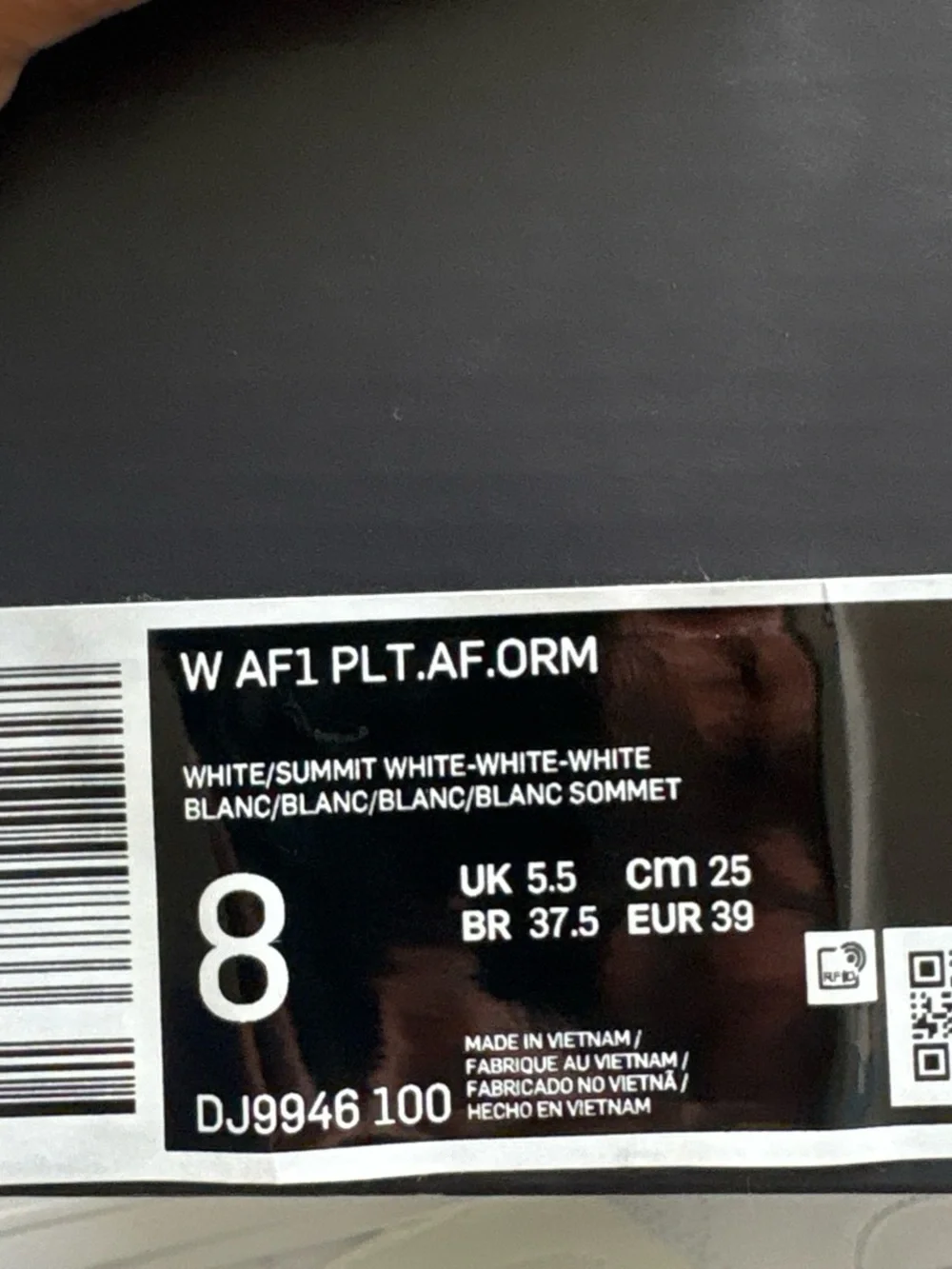 Nike White Low-Top Air Force Style Sneakers